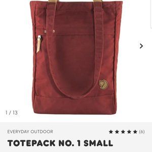 Used Fjallenraven tote pack No. 1